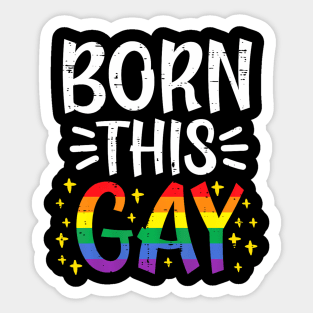 This Gay  Flag Pride Ally Lesbian LGBTQ Month Sticker